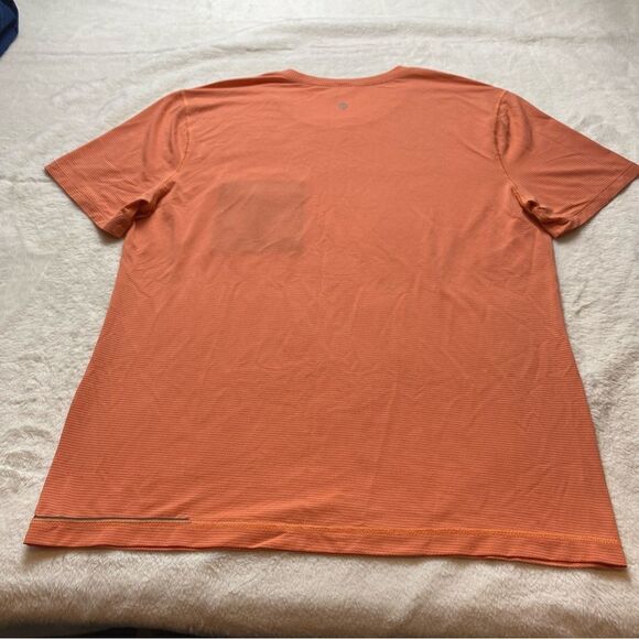 Lululemon Run All Day HCRD Short Sleeve Orange Tone Shirt - Picture 2 of 11